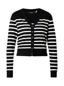 VERO MODA Kardigán 'VMDORY'  čierna / biela
