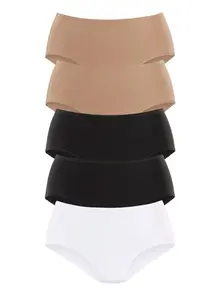 PETITE FLEUR Nohavičky  telová / čierna / biela