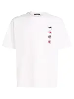 Karl Lagerfeld Tričko  červená / čierna / biela