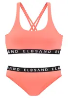 Elbsand Bikiny  koralová / čierna / biela
