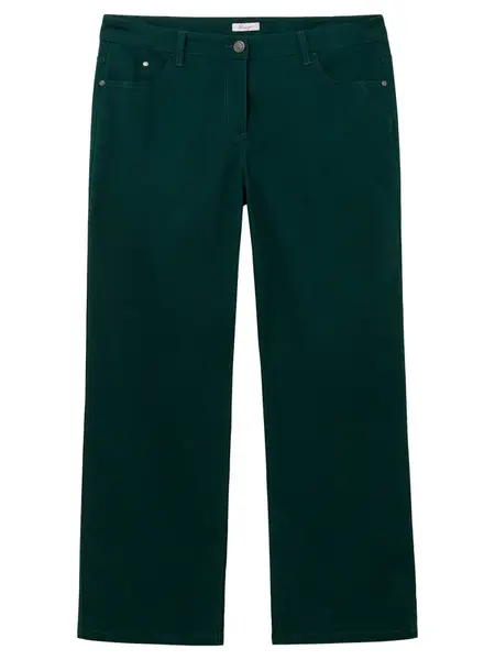 SHEEGO Nohavice 'Ella'  tmavozelená