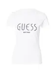 GUESS Tričko  čierna / biela
