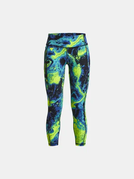 Modré sportovní legíny Under Armour Pjt Rck Girls LetsGo Lg Pt