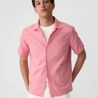 GAP Lněná košile standard - Pánské