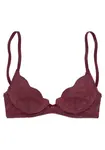 NUANCE Podprsenka  bordová