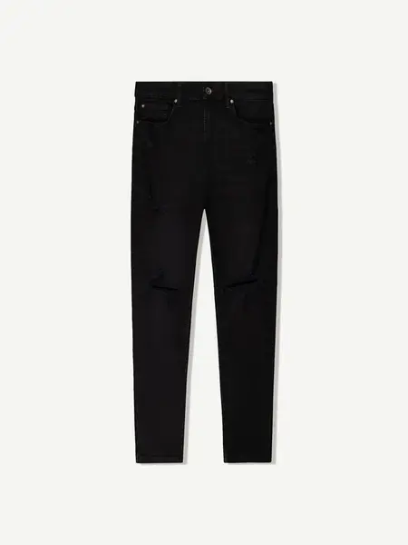 Bershka Džínsy  čierna
