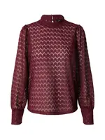 JDY Blúzka 'JDYAVERY'  vínovo červená