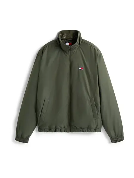 Tommy Jeans Prechodná bunda  olivová