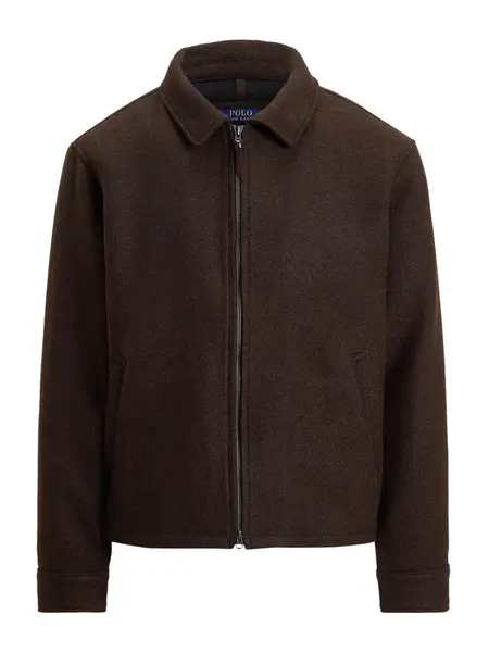 Polo Ralph Lauren Prechodná bunda 'HERITAGE'  tmavohnedá