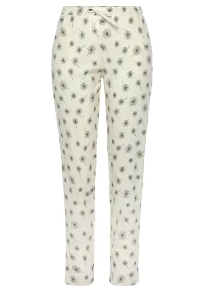 s.Oliver Pyžamové nohavice  béžová / sivá