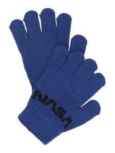 Mister Tee Rukavice 'Nasa'  modrá / čierna