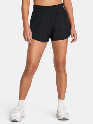Under Armour Kraťasy Flex Woven 3in Crinkle Sts-BLK - Dámské