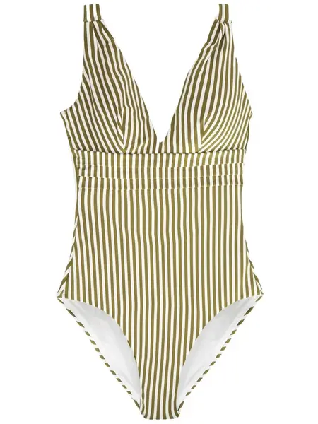 Next Jednodielne plavky  béžová / kaki