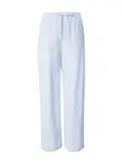 PIECES Nohavice 'PCSally'  svetlomodrá / biela