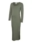 MAMALICIOUS Šaty 'MLEva'  olivová