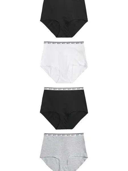 Next Nohavičky  sivá melírovaná / čierna / biela