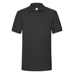 Heavy Polo Friut of the Loom Black T-Shirt