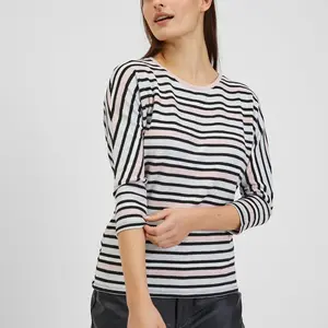 Orsay Světle modré dámské pruhované tričko - Dámské