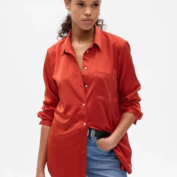 GAP Saténová košile - Dámské