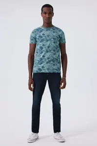 Lee Cooper Joseph 1 Men's O-Neck Pique T-Shirt