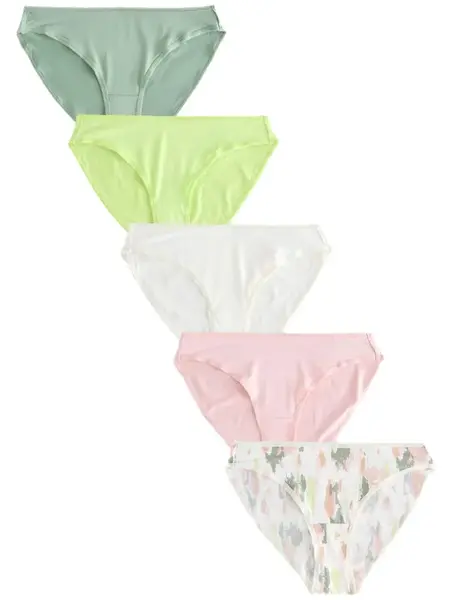 Next Nohavičky  jedľová / svetlozelená / ružová / biela