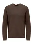 Only & Sons Sveter 'ERIC'  čokoládová