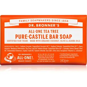 Dr. Bronner’s Tea Tree tuhé mydlo 140 g