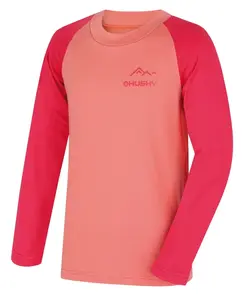Husky  Active winter Tombo light orange/pink, 140 Detské termoprádlo