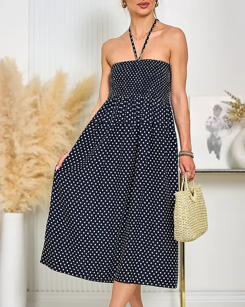 Resti Women's knee-length polka dot dress