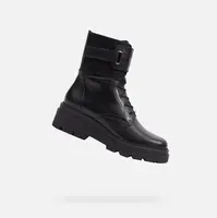 Black women's ankle boots Geox Felleny - Women's