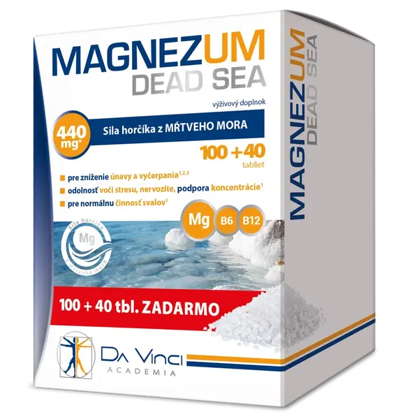 DA VINCI ACADEMIA Magnezum Dead Sea 140 tabliet