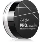 L.A. Girl Cosmetics PRO. Powder HD transparentný fixačný púder odtieň Translucent 5 g