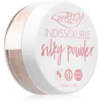 puroBIO Cosmetics Indissouble zmatňujúci sypký púder odtieň 02 Peachy Pink 8 g