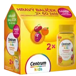 CENTRUM Kids Gummies Multifruit, ddarčekové balenie 2 x 60