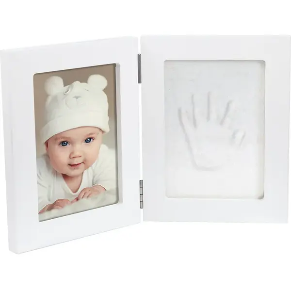 Dooky Luxury Memory Box Double Frame Handprint sada na odtlačok bábätka 1 ks