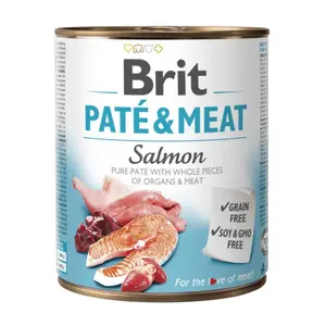 Brit konzerva Paté & Meat Salmon 800 g | Konzerva pre psov