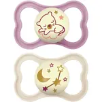 MAM Air Night 6+ months cumlík Girl 2 ks