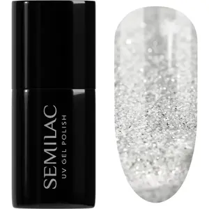 Semilac UV Hybrid Winter Collection gélový lak na nechty s použitím UV/LED lampy odtieň 605 White Flash 7 ml