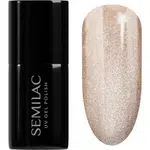 Semilac UV Hybrid Gloss GALA gélový lak na nechty s použitím UV/LED lampy odtieň 661 Linen Gloss 7 ml