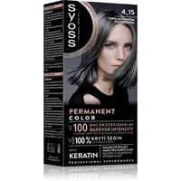 Syoss Permanent Color permanentná farba na vlasy odtieň 4_15 Popelavý chróm 1 ks