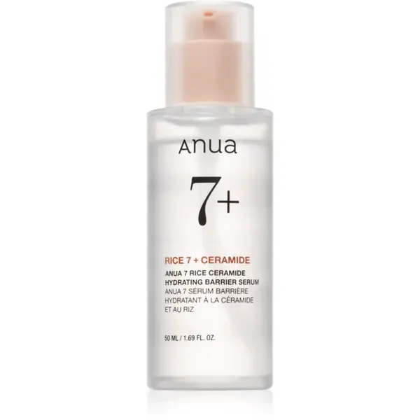 Anua Rice 7 Ceramide Hydrating Barrier Serum intenzívne hydratačné pleťové sérum pre obnovu kožnej bariéry 50 ml