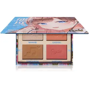 Rude Cosmetics Manga Face Palette multifunkčná paleta na tvár odtieň Clever Kirei-Sama 11.2 g