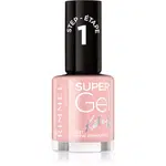 Rimmel Super Gel By Kate gélový lak na nechty bez použitia UV/LED lampy odtieň 021 New Romantic 12 ml