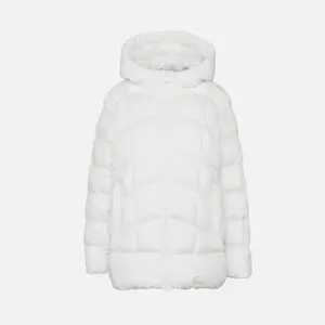 White Women's Quilted Jacket Geox Anylla - Women's
