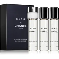 Chanel Bleu de Chanel travel refill parfémovaná voda náhradní náplň pro muže 3 x 20 ml