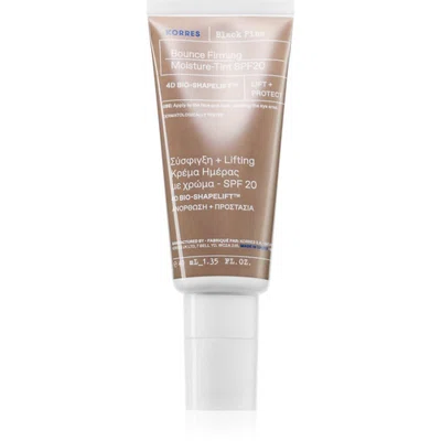 Korres Black Pine 4D Bounce tónující hydratační krém pro zpevnění pleti SPF 20 40 ml