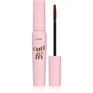 ETUDE Curl Fix Mascara voděodolná řasenka pro objem a natočení řas odstín 02 Brown 8 g