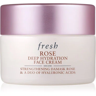 fresh Rose Deep Hydration Face Cream hydratační krém na obličej s kyselinou hyaluronovou 15 ml