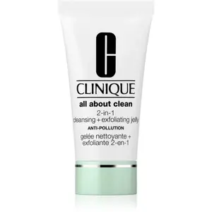 Clinique All About Clean 2-in-1 Cleansing + Exfoliating Jelly exfoliační čisticí gel 150 ml