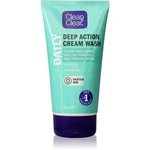 Clean & Clear Daily krémový čisticí gel na obličej 150 ml
